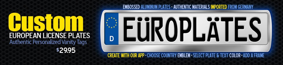 create license plate online